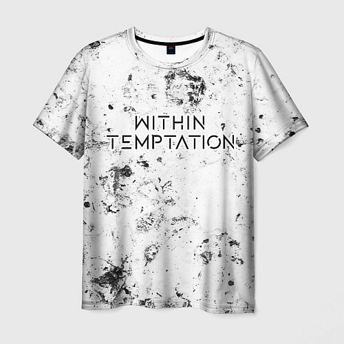 Мужская футболка Within Temptation dirty ice / 3D-принт – фото 1