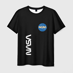 Мужская футболка NASA logo usa space