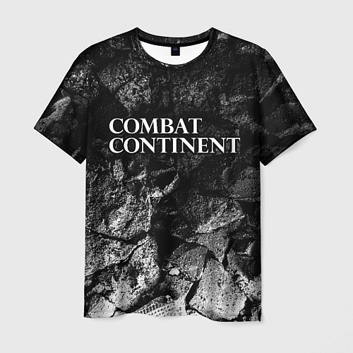 Мужская футболка Combat Continent black graphite / 3D-принт – фото 1