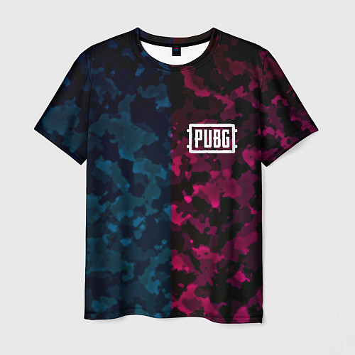 Мужская футболка PUBG camo texture / 3D-принт – фото 1