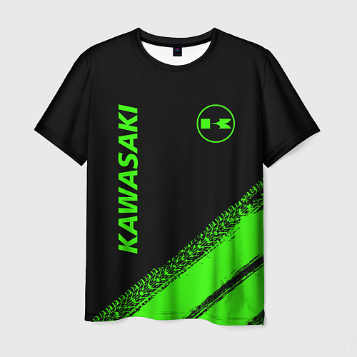 Мужская футболка Kawasaki - logo / 3D-принт – фото 1