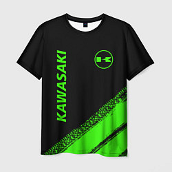 Мужская футболка Kawasaki - logo