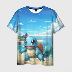 Футболка мужская Pokemon Squirtle, цвет: 3D-принт