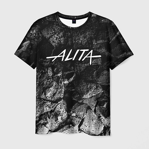 Мужская футболка Alita black graphite / 3D-принт – фото 1