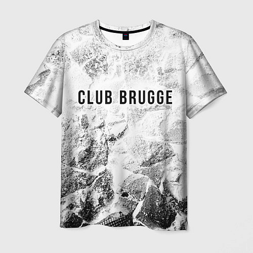 Мужская футболка Club Brugge white graphite / 3D-принт – фото 1
