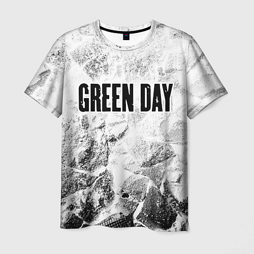 Мужская футболка Green Day white graphite / 3D-принт – фото 1