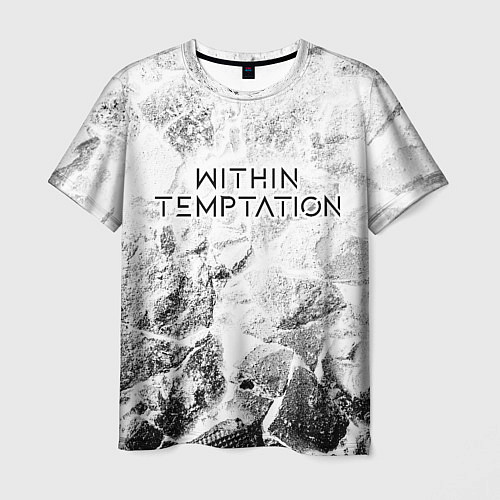 Мужская футболка Within Temptation white graphite / 3D-принт – фото 1