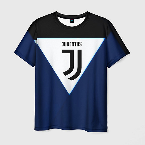 Мужская футболка Juventus sport geometry color / 3D-принт – фото 1