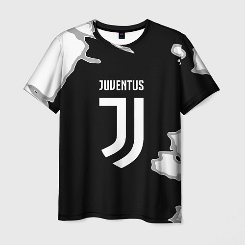 Мужская футболка Juventus fc краски / 3D-принт – фото 1