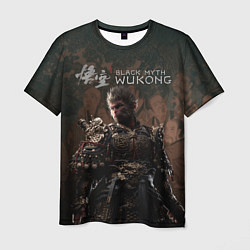 Футболка мужская Sun Wukong Black myth wukong, цвет: 3D-принт