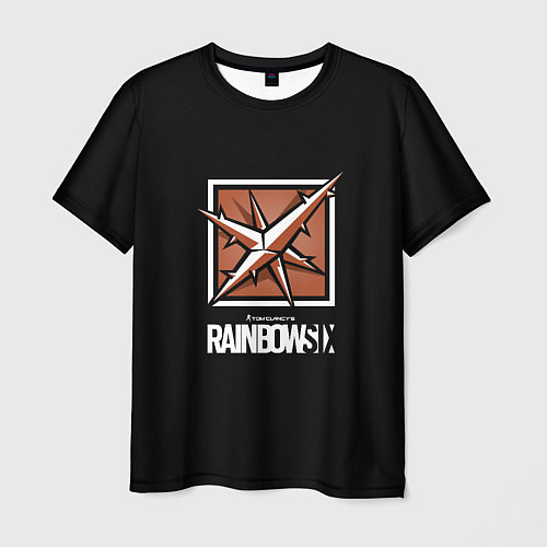 Мужская футболка Том Кленси радуга 6 / 3D-принт – фото 1