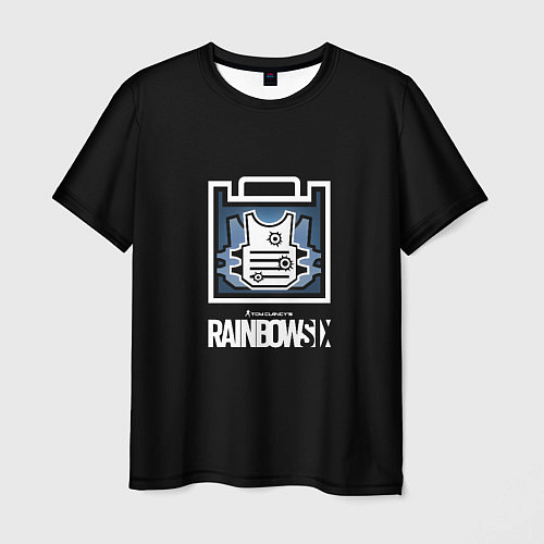 Мужская футболка Rainbnow six онлайн шутер / 3D-принт – фото 1