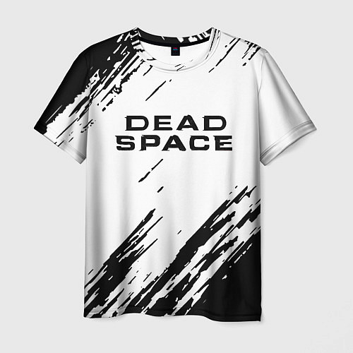 Мужская футболка Dead space чёрные краски / 3D-принт – фото 1