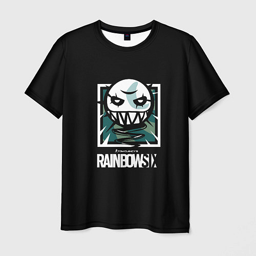 Мужская футболка Rainbow six шутер гейм лого / 3D-принт – фото 1