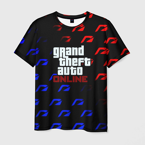 Мужская футболка NFS x GTA pattern / 3D-принт – фото 1