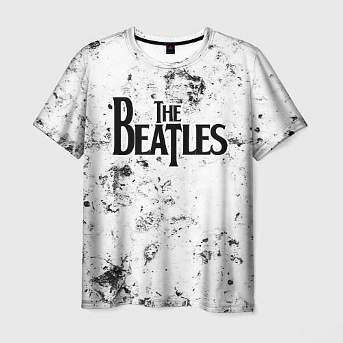 Мужская футболка The Beatles dirty ice / 3D-принт – фото 1