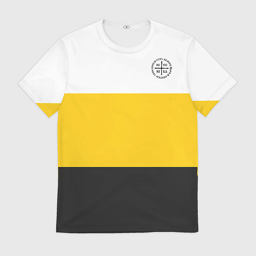 Мужская футболка За веру царя и святую триединую Русь НИКА черная / 3D-принт – фото 1