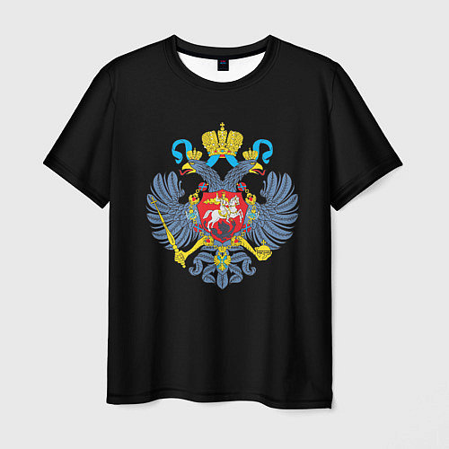 Мужская футболка Имперский двуглавый герб / 3D-принт – фото 1