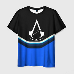 Футболка мужская Assassins Creed logo abstergo, цвет: 3D-принт