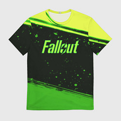 Футболка мужская Fallout toxic line, цвет: 3D-принт