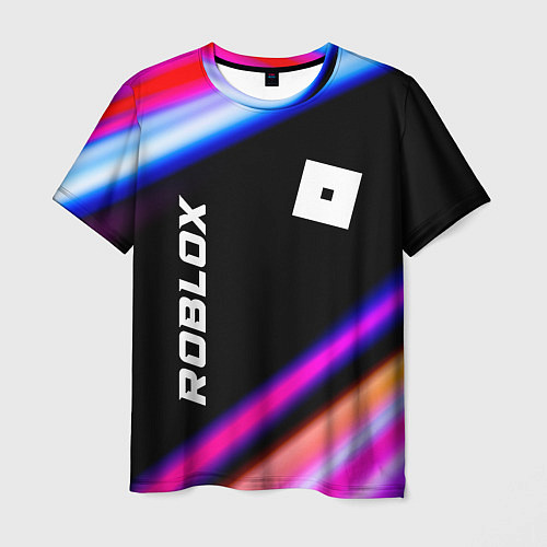 Мужская футболка Roblox speed game lights / 3D-принт – фото 1