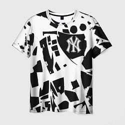 Мужская футболка New York yankees - abstraction