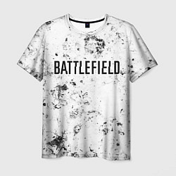 Мужская футболка Battlefield dirty white craters