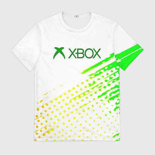 Мужская футболка Xbox краски текстура геймер / 3D-принт – фото 1