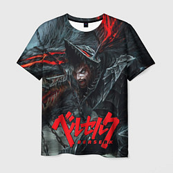Футболка мужская Berserk - Gats and wolf, цвет: 3D-принт