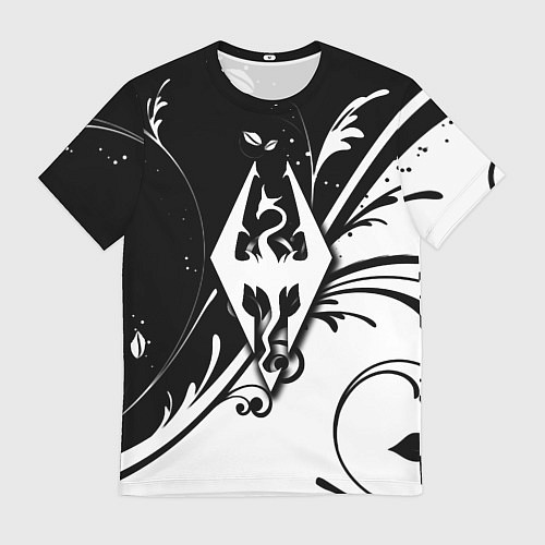 Мужская футболка The Elder Scrolls узор / 3D-принт – фото 1