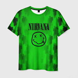 Футболка мужская Nirvana x Billie, цвет: 3D-принт