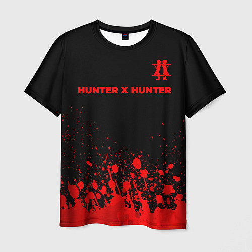 Мужская футболка Hunter x Hunter - red gradient посередине / 3D-принт – фото 1