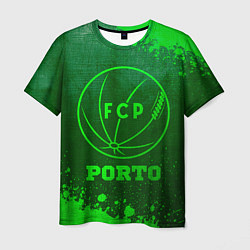 Футболка мужская Porto - green gradient, цвет: 3D-принт