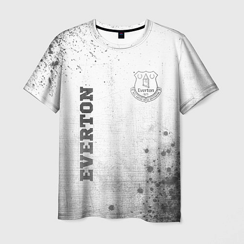 Мужская футболка Everton - white gradient вертикально / 3D-принт – фото 1