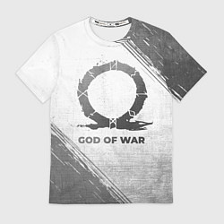 Футболка мужская God of War - white gradient, цвет: 3D-принт