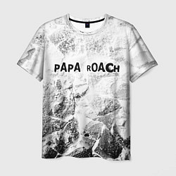 Мужская футболка Papa Roach white graphite