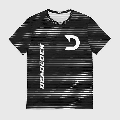 Мужская футболка Deadlock metal game lines / 3D-принт – фото 1