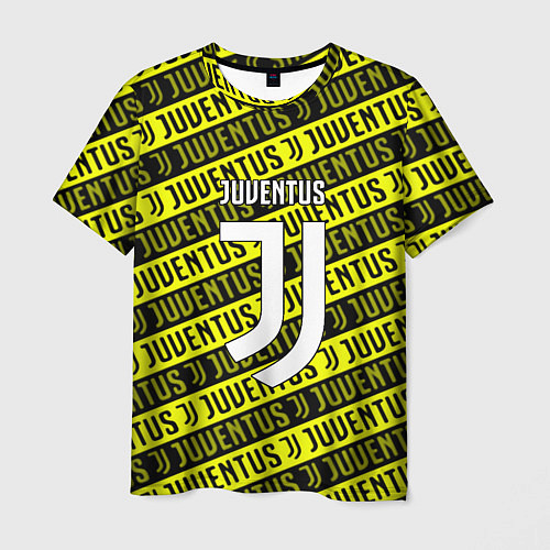 Мужская футболка Juventus pattern fc / 3D-принт – фото 1