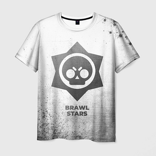 Мужская футболка Brawl Stars - white gradient / 3D-принт – фото 1