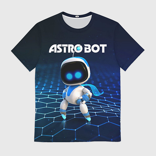 Мужская футболка Астро бот / 3D-принт – фото 1
