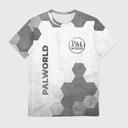 Мужская футболка Palworld - white gradient вертикально