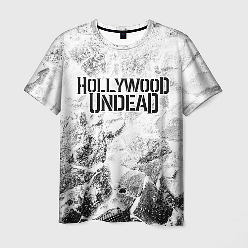 Мужская футболка Hollywood Undead white graphite / 3D-принт – фото 1