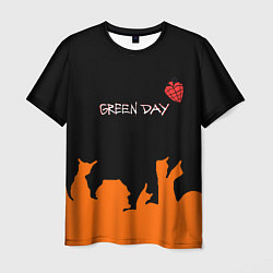 Футболка мужская Green day rock, цвет: 3D-принт