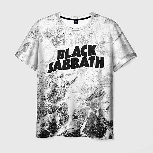 Мужская футболка Black Sabbath white graphite / 3D-принт – фото 1