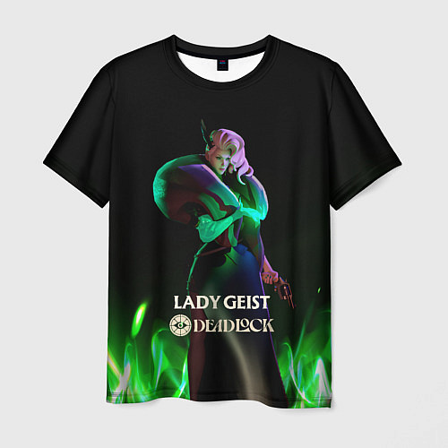 Мужская футболка Lady Geist Deadlock / 3D-принт – фото 1