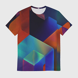 Мужская футболка Геометрия мозаика