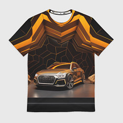 Футболка мужская Audi auto, цвет: 3D-принт