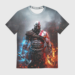 Футболка мужская God of War Кратос, цвет: 3D-принт