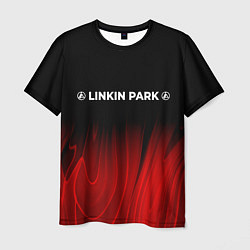 Футболка мужская Linkin Park 2024 red plasma, цвет: 3D-принт