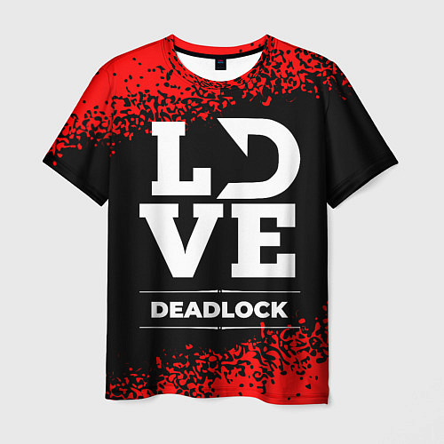 Мужская футболка Deadlock love классика / 3D-принт – фото 1